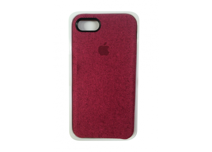 Тканевый чехол для iPhone 7/8 Hiha Canvas Pattern Case розовый