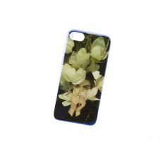 Чехол для iPhone 7/8 перламутр девушка и цветы