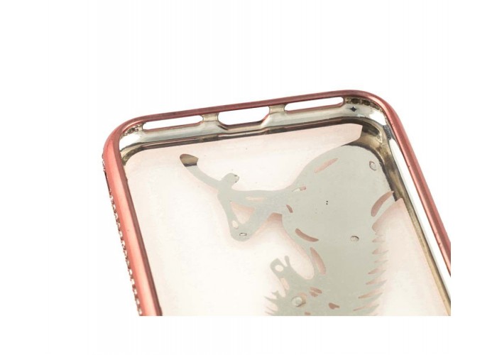Чехол для iPhone 7/8 Kingxbar Diamond Единорог розовый