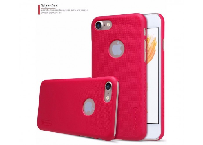 Чехол для iPhone 7/8 Nillkin Matte (пленка в подарок) красный