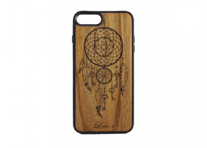 Чехол для iPhone WoodBox из натурального дерева "Ключи Спокойных Сновидений"