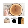 Чехол для iPhone WoodBox из натурального дерева "Сердечка"