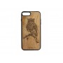 Чехол для iPhone WoodBox из натурального дерева "Сова на ветке"