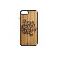 Чехол для iPhone WoodBox из натурального дерева "Рык Тигра"
