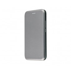 Чехол-книжка для iPhone X/Xs Premium серый
