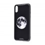 Чехол для iPhone X / Xs White Knight Pictures Glass full moon