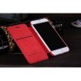 Чехол-книжка для iPhone X Nillkin Qin красный