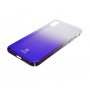 Чехол для iPhone X Baseus Glaze синий