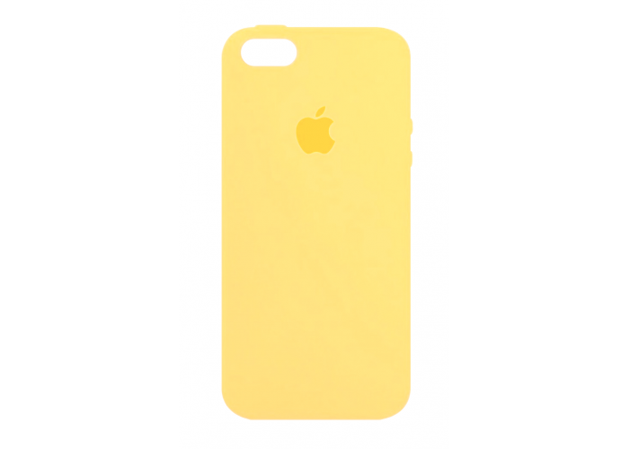 Силиконовый чехол Apple Silicone Case Yellow для iPhone 5/5s/SE (Реплика)