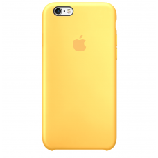 Силиконовый чехол Apple Silicone Case Yellow для iPhone 6/6s (копия)