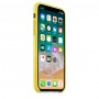 Кожаный чехол Apple Leather Case Spring Yellow для iPhone X / Xs
