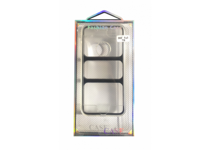 Силиконовый чехол для iPhone 7 Plus/8 Plus Fashion Case Full 360 Transparent (прозрачный)