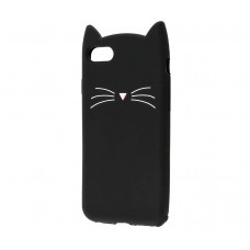 Чехол для iPhone 7/8 кот черный