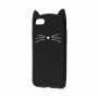 Чехол для iPhone 7/8 кот черный