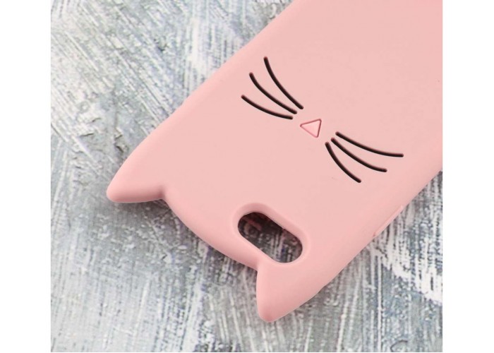 Чехол для iPhone 7/8 кот розовый