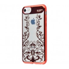 Чехол для iPhone 7/8 Beckberg Monsoon цветочная лоза красный