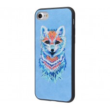 Чехол для iPhone 7/8 Embroider Animals Soft волк
