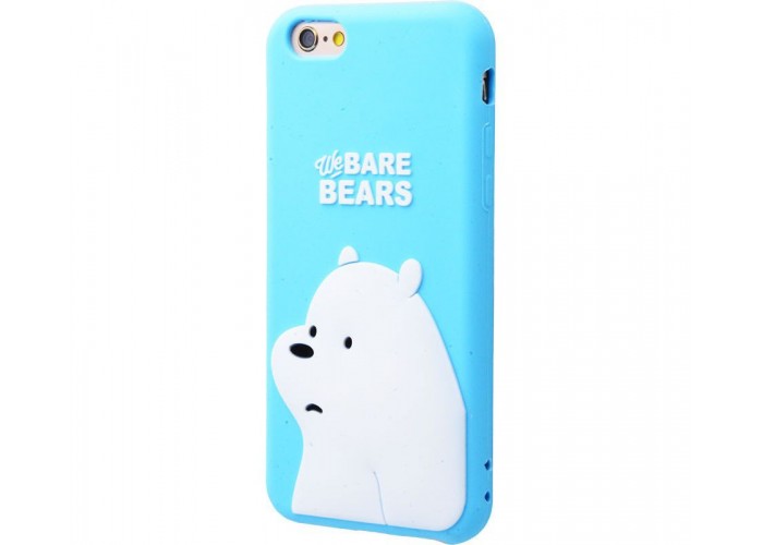 Чехол для iPhone 7/8 Bare Bears белый медведь