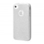 Чехол для iPhone 7/8 Shining Glitter Case с блестками серебро
