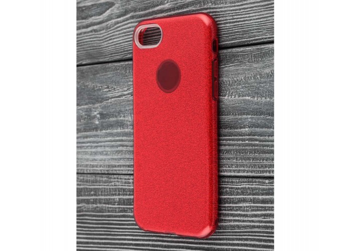 Чехол для iPhone 7/8 Shining Glitter Case с блестками красный