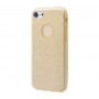 Чехол для iPhone 7/8 Shining Glitter Case с блестками золотой
