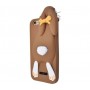 Чехол для iPhone 7/8 Moschino Заяц коричневый