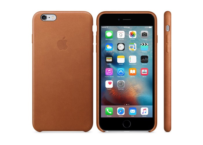 Кожаный чехол Apple Leather Case Saddle Brown для iPhone 6 Plus 6s Plus (копия)