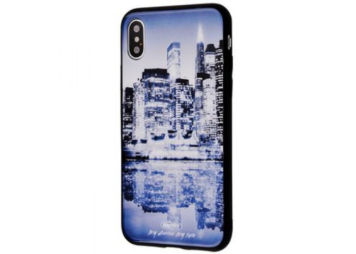 Чехол для iPhone X / Xs White Knight Pictures Glass 26