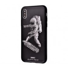 Чехол для iPhone X / Xs White Knight Pictures Glass 22