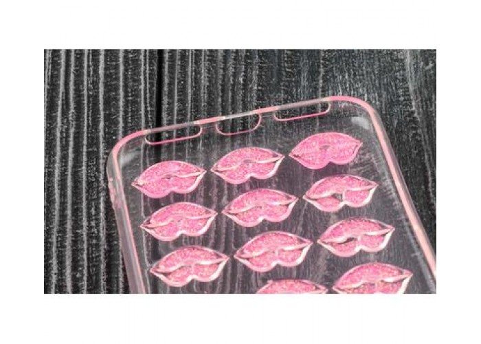 Чехол для iPhone X / Xs Confetti поцелуй розовый