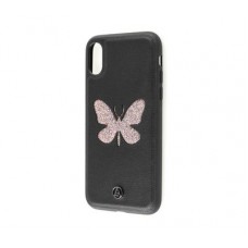 Чехол для iPhone X Luna Aristo бабочка черный