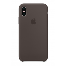 Силиконовый чехол Apple Silicone Case Cacao для iPhone X /10 Xs/10s (копия)