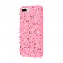 Чехол для iPhone 6s Plus/7 Plus/8 Plus цветы розовый