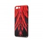 Чехол для iPhone 7 Plus/8 Plus Glossy Feathers красный