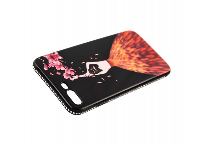Чехол для iPhone 7 Plus/8 Plus Magic Girl розовый "лепестки"