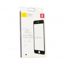 Защитное стекло Baseus 3D Arc Protective Film для iPhone 6/6s белое