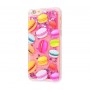 Чехол для iPhone 6/6s блестки вода New розовый макарон