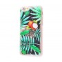 Чехол для iPhone 6/6s блестки вода New зеленый кокос