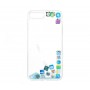 Чехол для iPhone 7 Plus/8 Plus блестки вода песок голубой