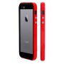 Бампер для iPhone 5/5s/SE Patchworks Colorant B1X красный