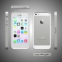 Бампер для iPhone 5/5s/SE Patchworks Colorant B1X белый