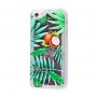 Чехол для iPhone 5/5s/SE блестки вода New зеленый кокос