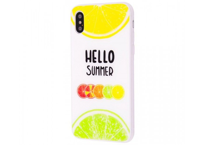 Чехол для iPhone X Hello Summer