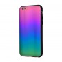 Чехол для iPhone 7/8 Colourful Benzo фиолетово-зеленый