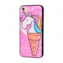 Чехол для iPhone 5/5s/SE Единорог мороженое