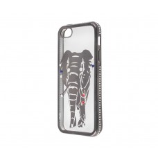 Чехол для iPhone 5/5s/SE Kingxbar Diamond Слон серый