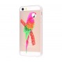 Чехол для iPhone 5/5s/SE попугай