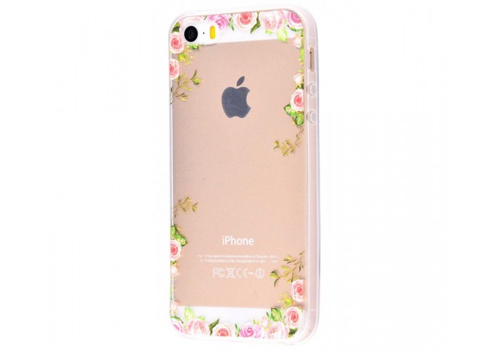 Чехол для iPhone 5/5s/SE цветочная лоза