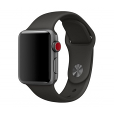 Силиконовый ремешок для Apple Watch 38/40/42/44мм Charcoal Gray