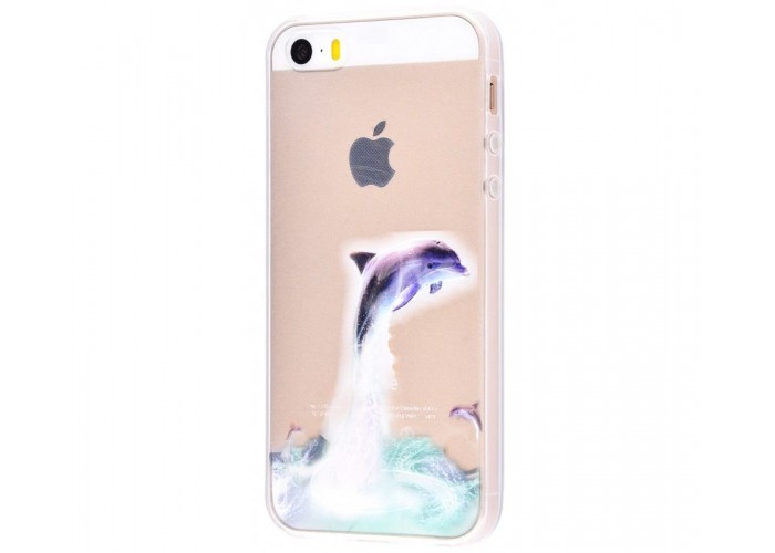 Чехол для iPhone 5/5s/SE дельфин